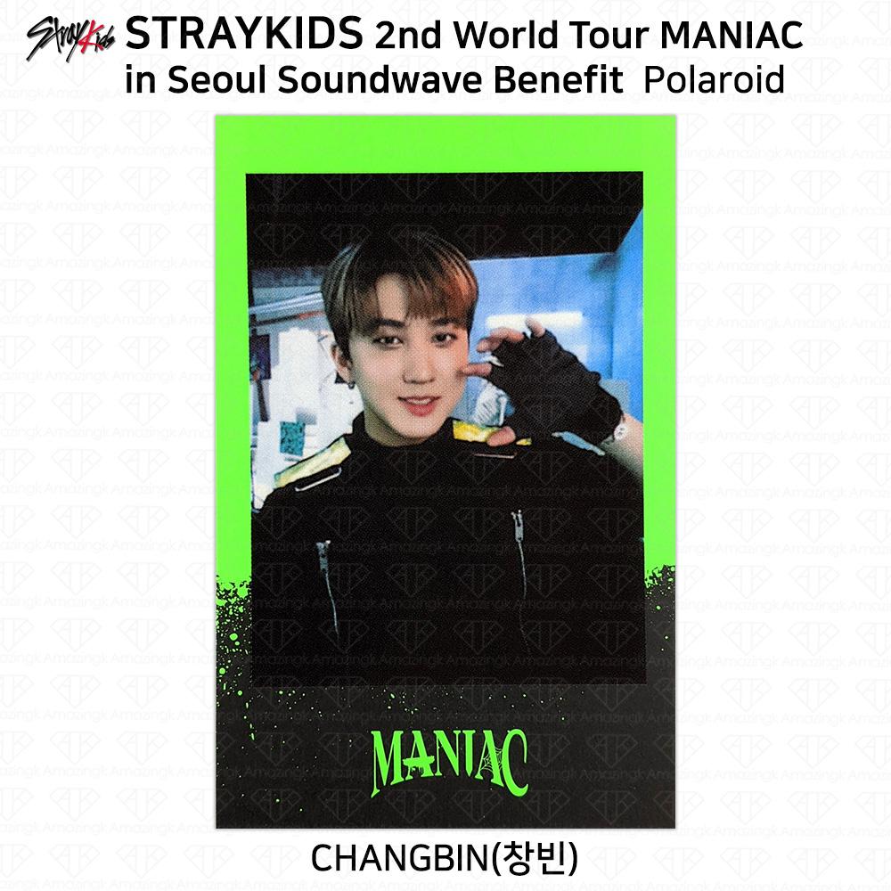 Stray Kids 2-й мировой тур MANIAC в Сеуле Фотокарточка Polaroid KPOP K-POP
