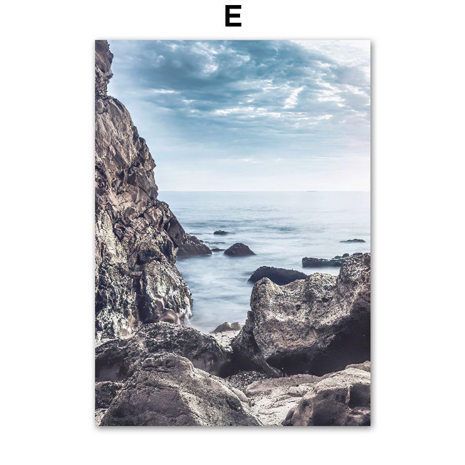 Тропический пляж, ананас, кокосовая пальма, фургон, настенная живопись на холсте, постеры на скандинавскую тему и принты, настенные панно для декора гостиной