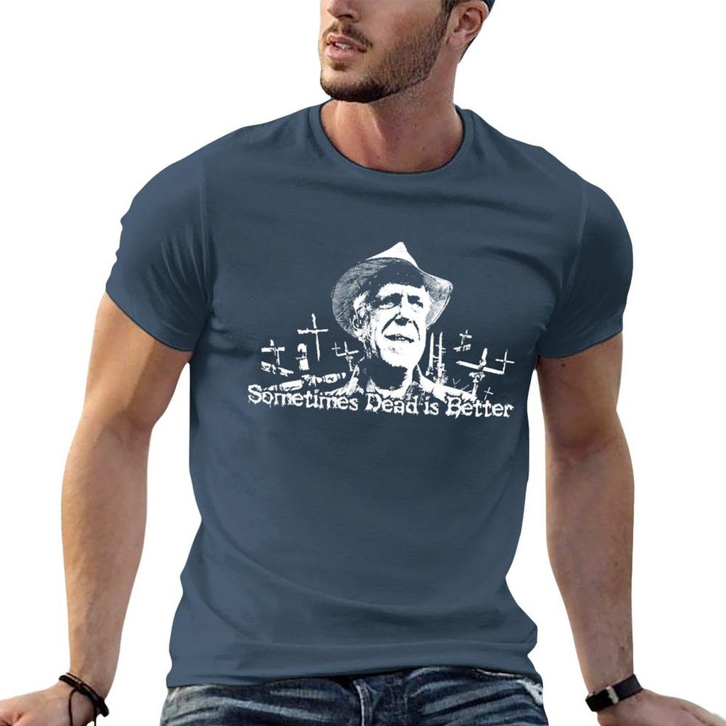 Retro Vintage Pet Sematary Jud Crandall Christmas TShirt Casual Street Style Short Sleeve Tee