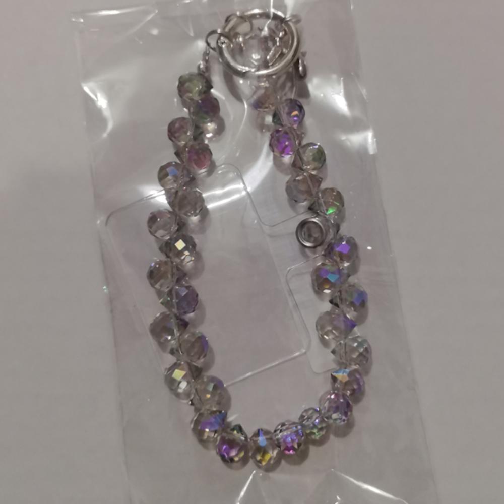 Цветной стразовый кристальный бисер ремешок для телефона с собакой шнурок для мобильного телефона подарок на Новый год