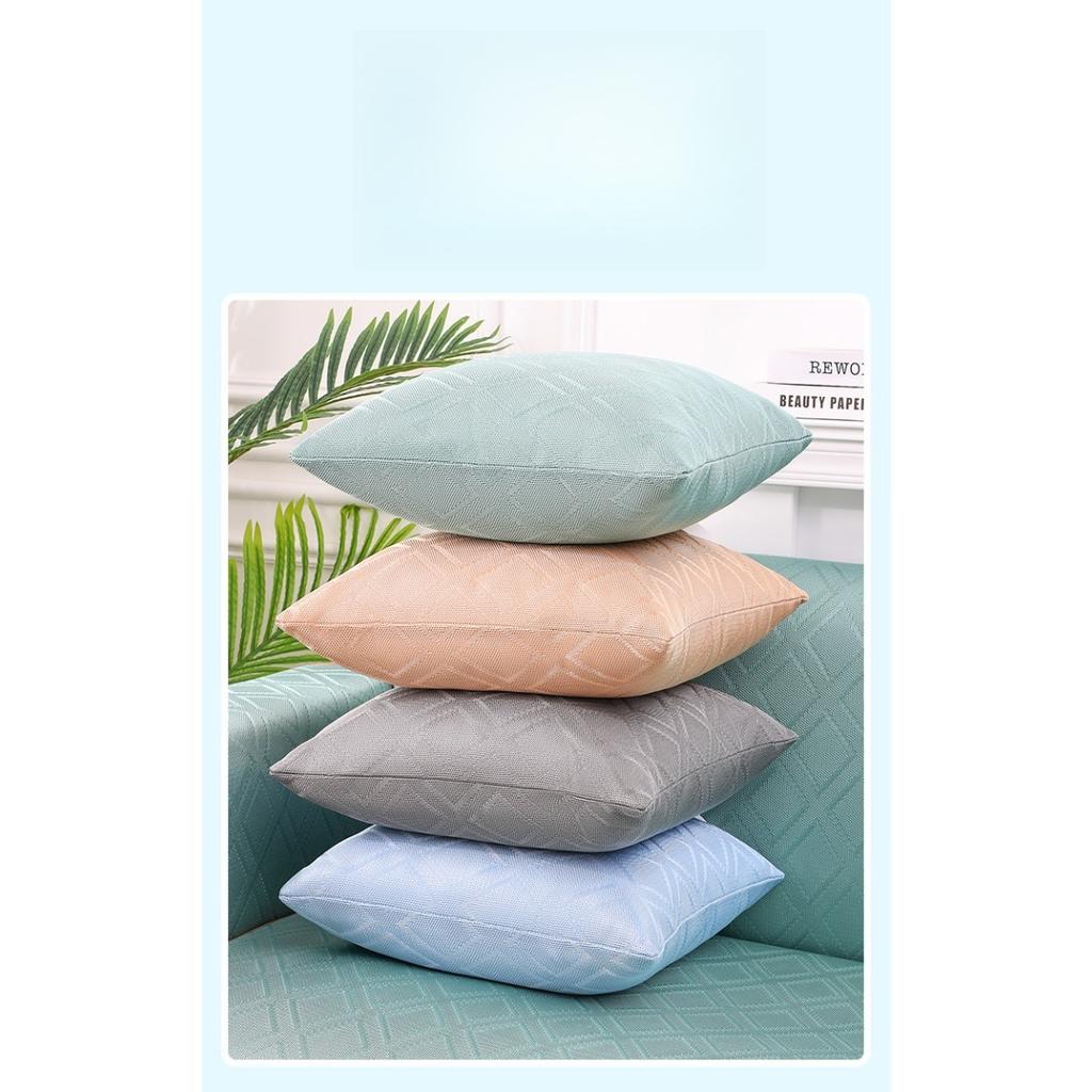 Living room sofa ice silk pillowcase, cool and breathable pillow cushion