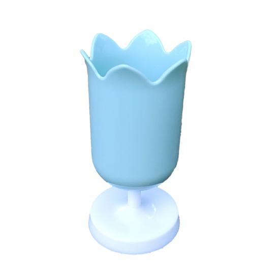 Tulip Pen Holder Cute Desktop Organizer for Girls Students Multi-Function Pencil Cup Desk Decor for Home School Office