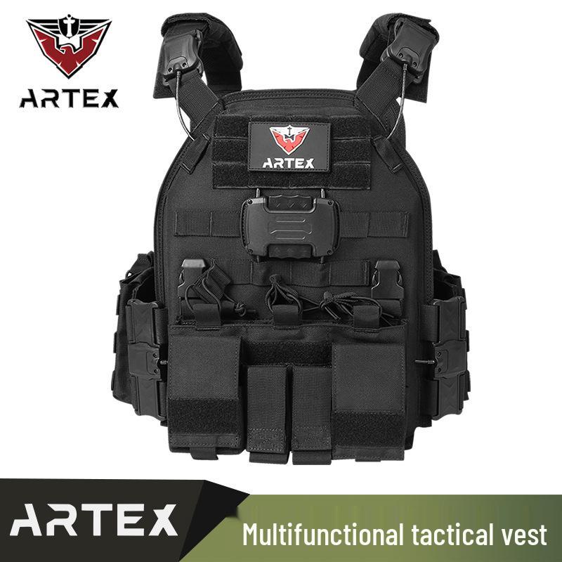 Artex8026 Tactical Vest: Multifunctional Quick-Release Outdoor Combat Gear.