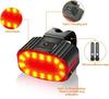 MTB Waterproof Taillight Bike USB Charge Headlight Light 6 Modes Cycling Bicycle Front Rear Light Set LED Lantern Bike Parts