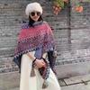 Shawl Ethnic Style Knitted Cardigan Tibet Travel Cape Cape Outer Jacket