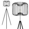 EGLOCORSAVY Floor Lamp, Black, Stylish, Designer, Scandinavian Design, LED, Dining Room Interior.