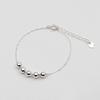 [As Little] Silver Chain Bracelet Silver 925 Cable Ball Point