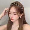 Красивые повязки для волос, модные металлические цепочки, органза, декоративные повязки для волос, головные уборы для девочек, женские аксессуары для волос