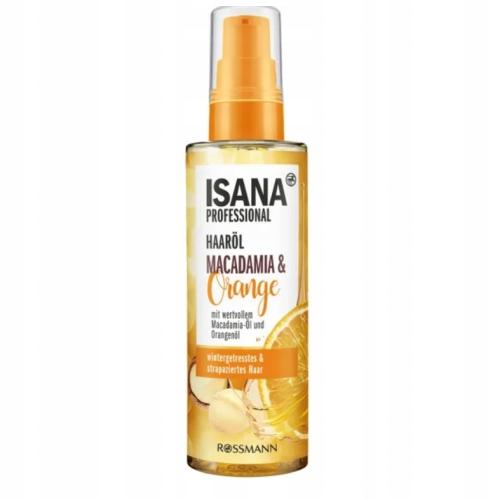 Isana Professional Hair Oil, Macadamia & Orange 100