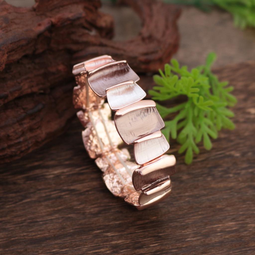 Цветная живопись маслом геометрический квадратный эластичный браслет, женский персонализированный простой геометрический универсальный браслет