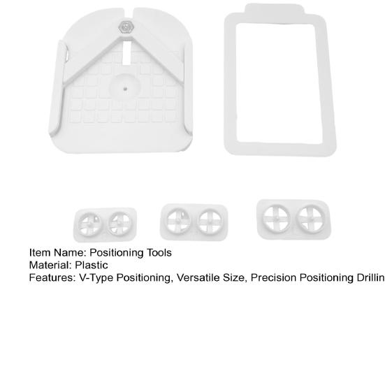 1 Набор инструментов для позиционирования Изготовление серег V-образное позиционирование Различные размеры круглых