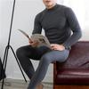 Winter Men Thermal Underwear Warm Soft Cotton Fleece-Lined Warm Panels Long Johns Thermo Clothing Pajamas Set