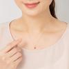 Yondo K18 pink gold necklace 151631223107 canal4℃ (Canal Sea) [July birthstone] (PG)