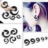 Design Trendy Bull Horn Acrylic Women Hoop Earring Men Earrings Stud Earrings Korean Style Earrings