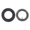 10x2.125 Wheelchair Tire and Inner Tube Rubber Heavy Duty Valve Tire Inner Tube Replacement for Powe