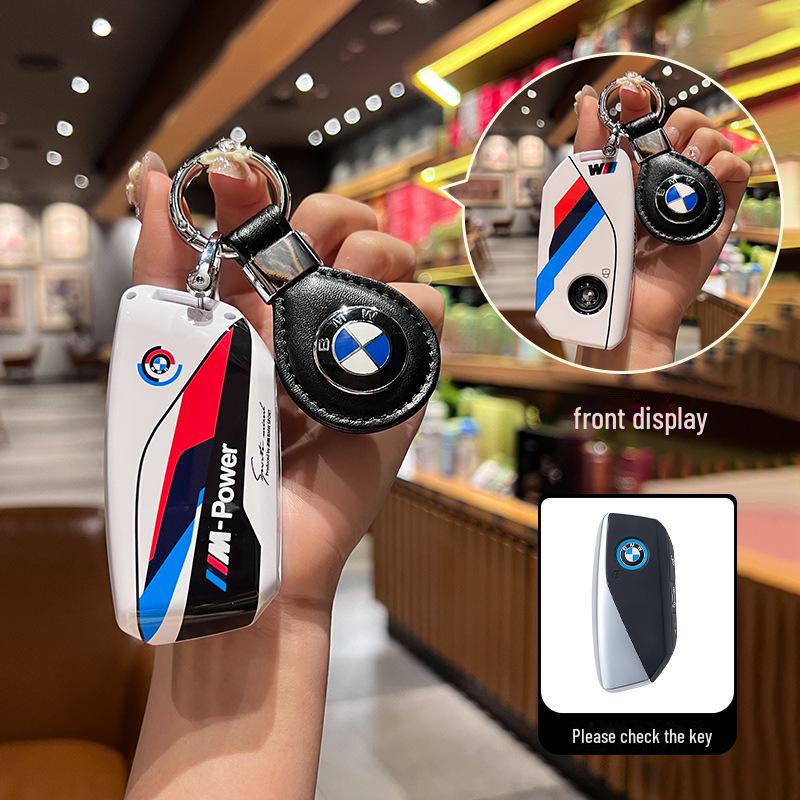Чехол для ключа BMW 5 серии и 7 серии 2024 года - Подходит для 530Li, X1, X1L, X5L, i5, X7, X6, iX1