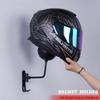Настенный держатель для мотоциклетного шлема - Поворотная на 180 градусов стойка с крючками для хранения шлемов для мотоцикла, бейсбола, велоспорта, лыж