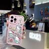 Sanrio TK Наждачная бумага Милый розовый чехол для телефона для Apple 16