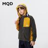 Цветная флисовая куртка MQD для мальчиков с воротником-стойкой для активного отдыха
