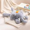 Милая лежащая кукла-слон, плюшевая игрушка, кукла-зайчик, для детского сада, компаньон для младенца, успокаивающая кукла