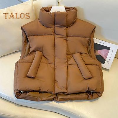 Зимнее женское пальто с воротником-стойкой, застежкой-молнией, длинными рукавами, однотонное ветрозащитное, сохраняющее тепло, утепленное пуховое пальто для мужчин, приталенная куртка для отдыха на природе