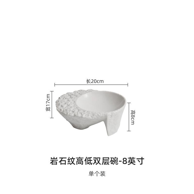 Керамическая суповая миска с зернистой структурой, обеденная тарелка, фруктовая тарелка, салатницы, холодные закуски, миска для лапши, десертные миски, поднос для сашими
