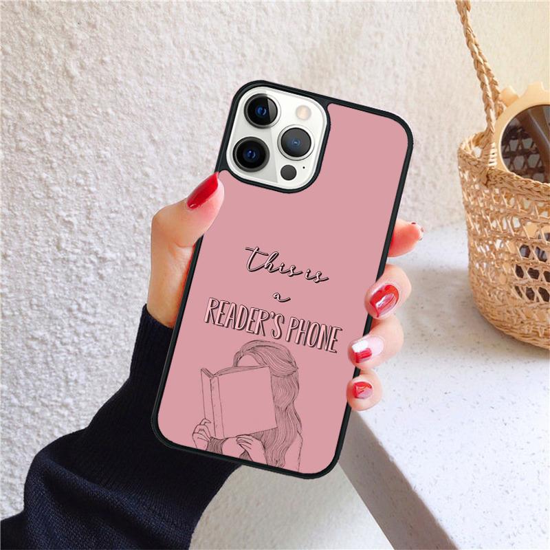 Иллюстрация "Читать книги" Чехол для телефона для iPhone 17 Air 16 15 14 12 13 PLUS 11 PRO MAX Задняя крышка Fundas Shell