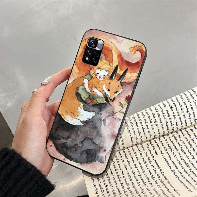 Чехол для телефона Xiaomi Redmi note 13 12S 12 Pro 11S 11 10 Pro 10S 12S Redmi 10 10C 9C 13C Маленький принц Лис Чехол