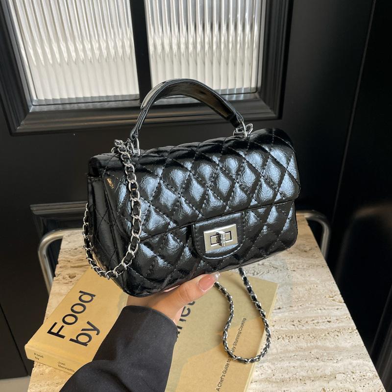 New Fashionable High-end Diamond Chain Bag Versatile Portable Shoulder Oblique Span Women's Bag