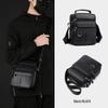 Men's Vertical Shoulder Bag: Business Casual Multi-compartment Backpack Briefcase