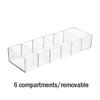 Transparent Acrylic Cosmetics Storage Box Makeup Holder Jewelry Make Up Organizer for Home Plastic Desktop Storage Boxes