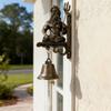 Doorbell - Indoor And Outdoor Wall-mounted Dinner Bell, Manual Swing Welcome Bell