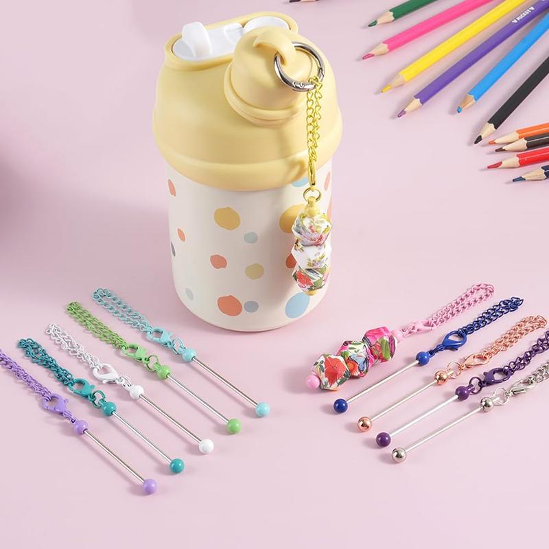 WTEMPO Набор основ для брелоков с бусинами Пустые основы для брелоков для бусин Набор для изготовления брелоков с бусинами своими руками для поделок, подвесок, шармов