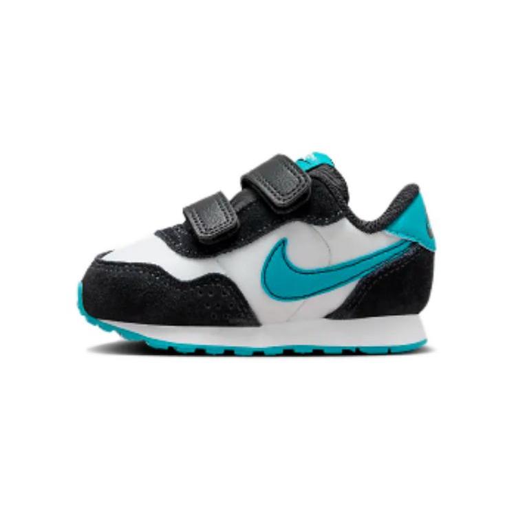 Nike MD Valiant Slip Resistant Abrasion Resistant Low top Toddler Shoes Black Blue Infant And Toddler CN8560-112