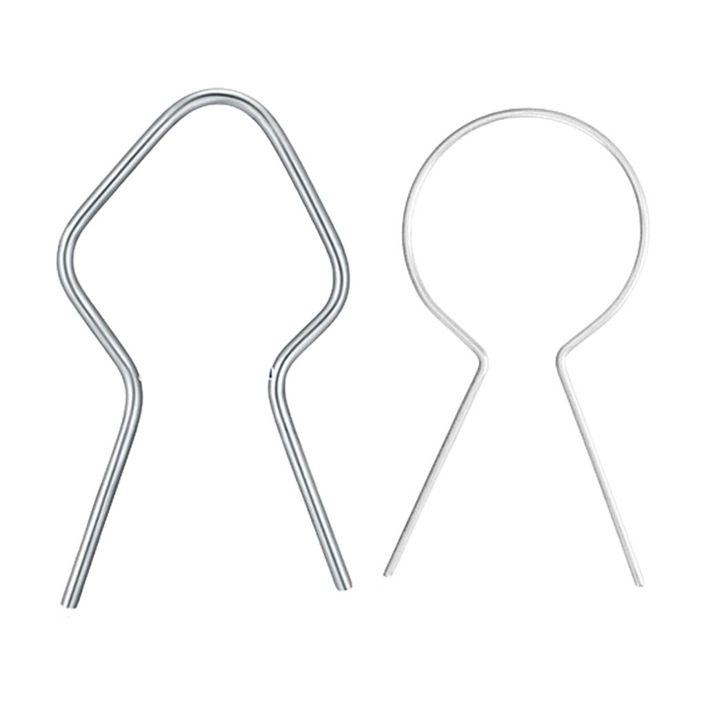 100 шт. Многоцелевая стяжка для сетки-рабицы 11 калибра Прочные металлические скрутки для фермерских и садовых ограждений Материалы для проектов