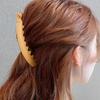 Fashion Gift Barrettes Hairpins Solid Color Hair Claws Ponytail Holder Hair Clips Banana Clip