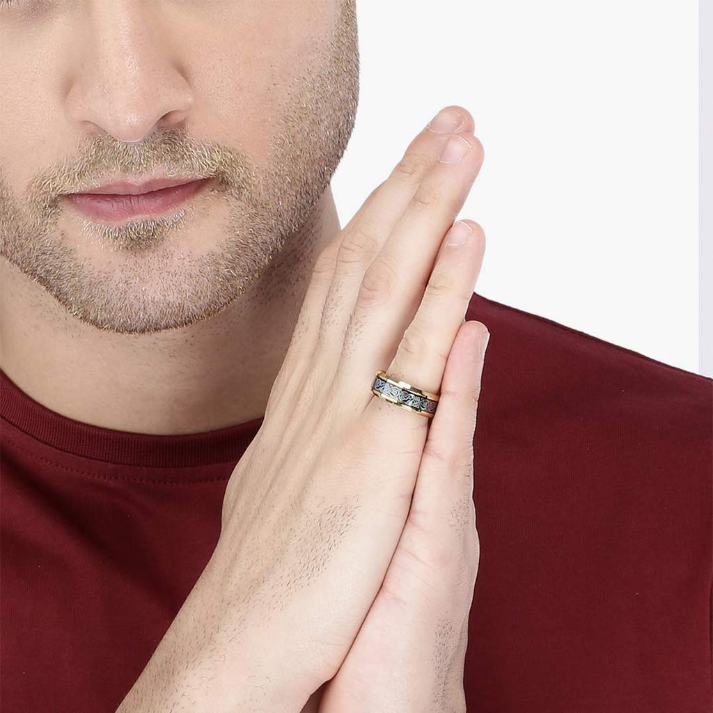 Модные титановые кольца из нержавеющей стали для мужчин и женщин Радуга Викинг кельтский дракон черные мужские кольца из углеродного волокна свадебные украшения