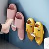 1/4Pcs U-shaped Slipper Rack Wall Mounted Storage Rack Strong Load-bearing Easy To Install Slipper Shoe Bracket