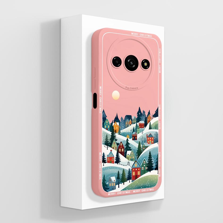 Милый клубничный и медвежий противоударный чехол из жидкого силикона для Redmi A1-A4