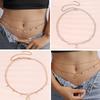 Fashion Simple Double Layer Bead Chain Ladies Waist Belly Fashion Chain Spring Body Summer Bell N1L4