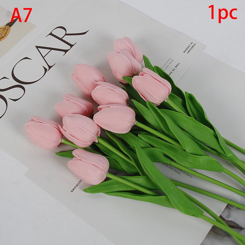 1 шт. тюльпаны искусственные цветы настоящие сенсорные цветы тюльпан букет декор поддельные тюльпаны цветок для домашнего свадебного украшения