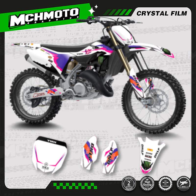 MCHMFG Team Graphics Decals For YAMAHA YZ125 YZ250 YZ 125 250 2024 Dirt Bike Stickers Kits