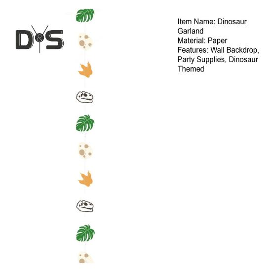 Украшения для вечеринки с динозаврами 2 м/3 м гирлянды с динозаврами фон подвесные баннерные гирлянды бумажные пальмовые листья гирлянда декор для мальчика тема джунглей день рождения