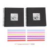 2pcs DIY Baby Album Set Accessory Hardcover Opening Cover Picture Display Memory Children Scrapbook