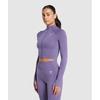 Gymshark Vital Seamless Midi Zip 2.0 Pullover Functional Purple Marl B5a9q Pb8h