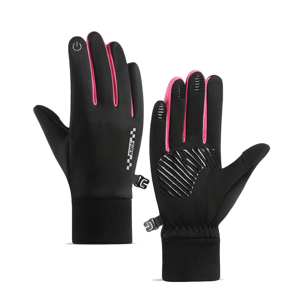 Non-slip Kids Winter Gloves Full-finger Children Bicycle Gloves for Boys Girls