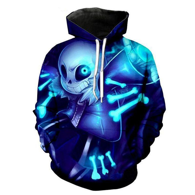 Cartoon Frisk Undertale 3d Print Hoodies Sweatshirt Pullover Jacket Sweatshirt