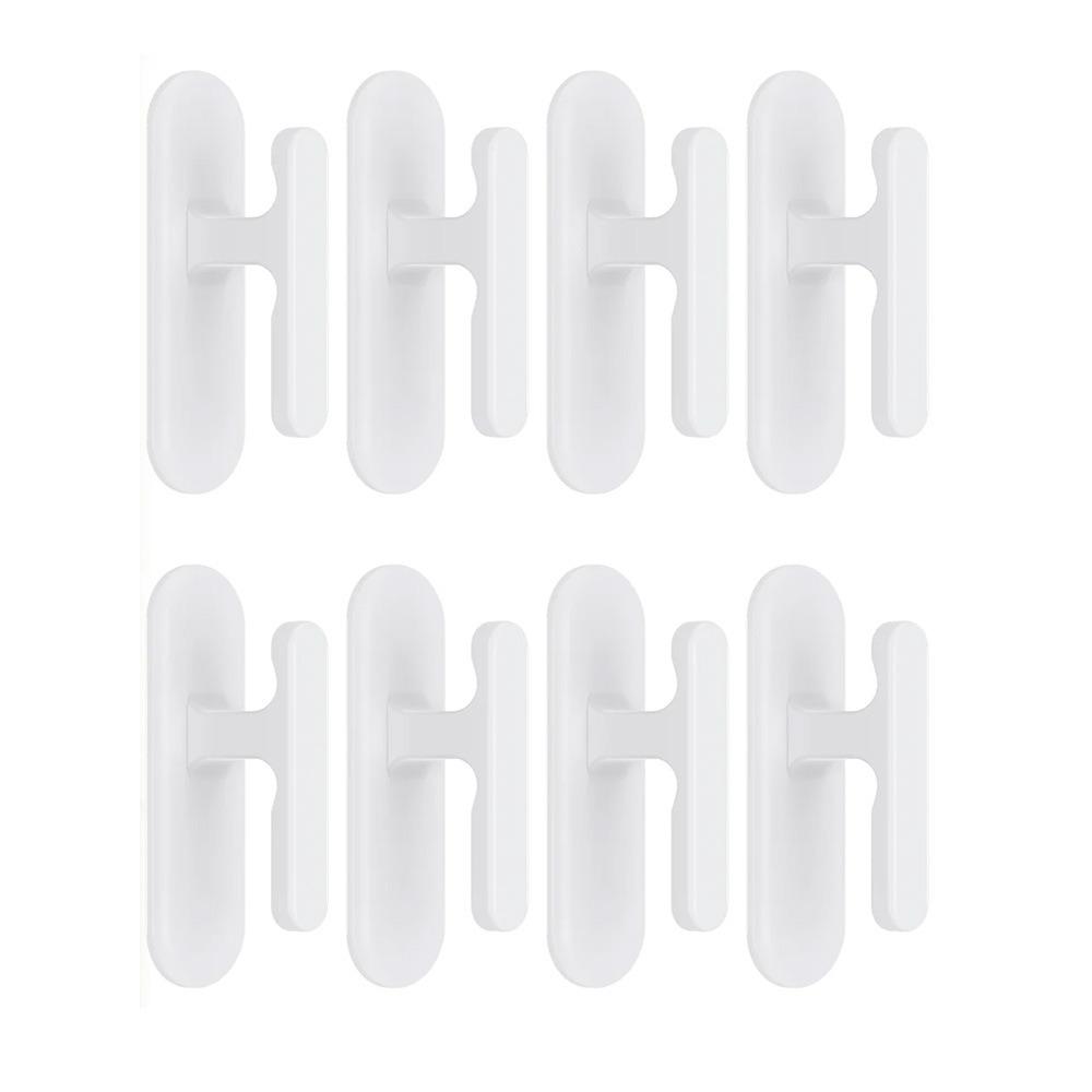 4/8/10 шт. Пластиковый крючок для веревки для штор на окно, самоклеящаяся настенная вешалка