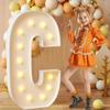 91.5CM Size Giant Letter Led Light Led Light Light Up Letters Light Frame Box  Baby Shower