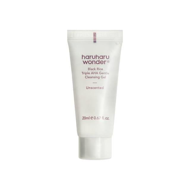 HARUHARU WONDER Черный Рис Тройной AHA Мягкий Очищающий Гель Мини